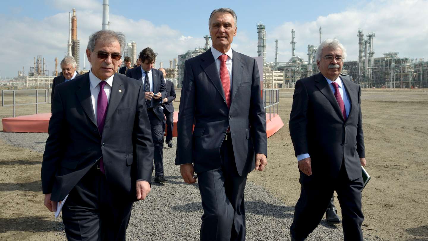 Cavaco Silva na reconversão da refinaria de Sines