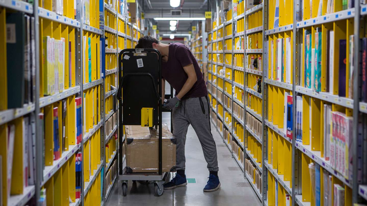 Amazon's Italian Fulfillment Centre Prepares For Black Friday