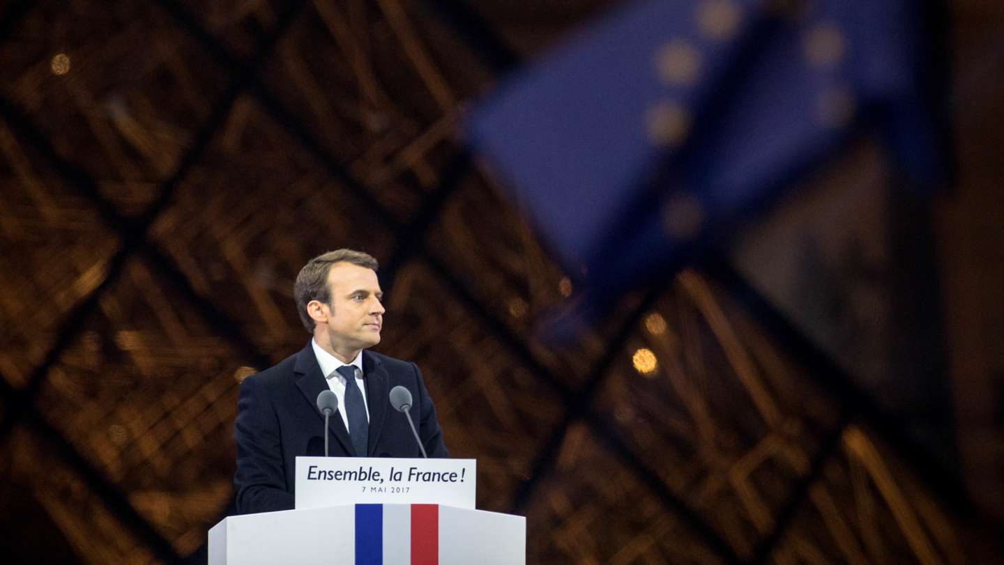 Emmanuel Macron Celebrates His Presidential Election Victory At Le Louvre In Paris