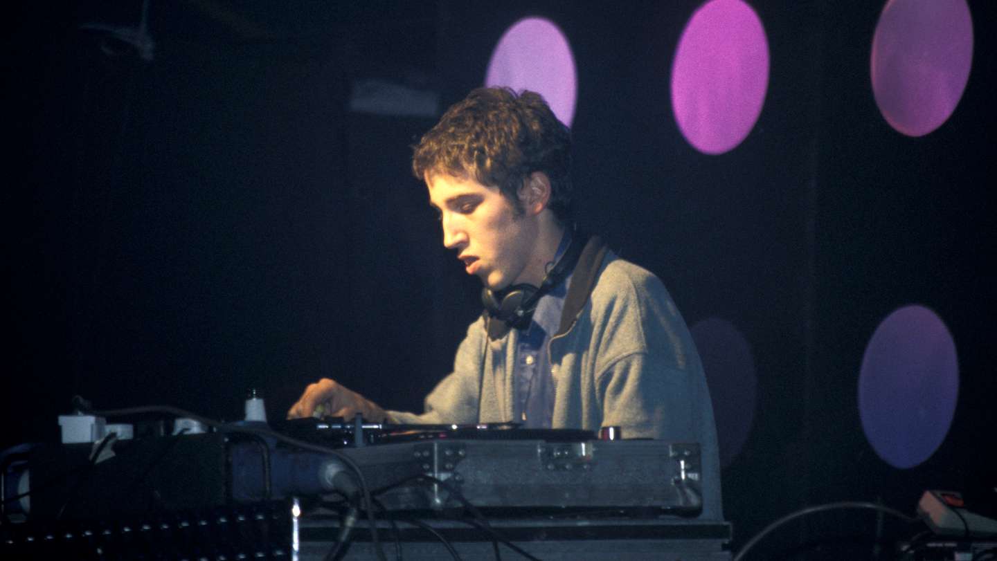 Thomas Bangalter of Daft Punk, Djing, Creamfields, UK, 1998