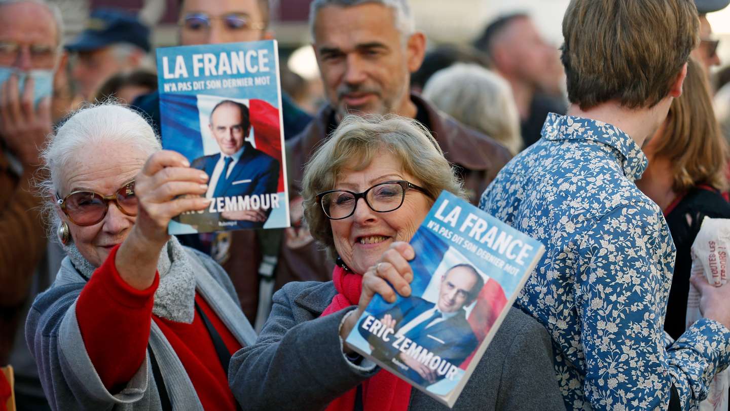 French Far-right Commentator Eric Zemmour Promotes His Book "La France N'A Pas Dit Son Dernier Mot » In La Touques