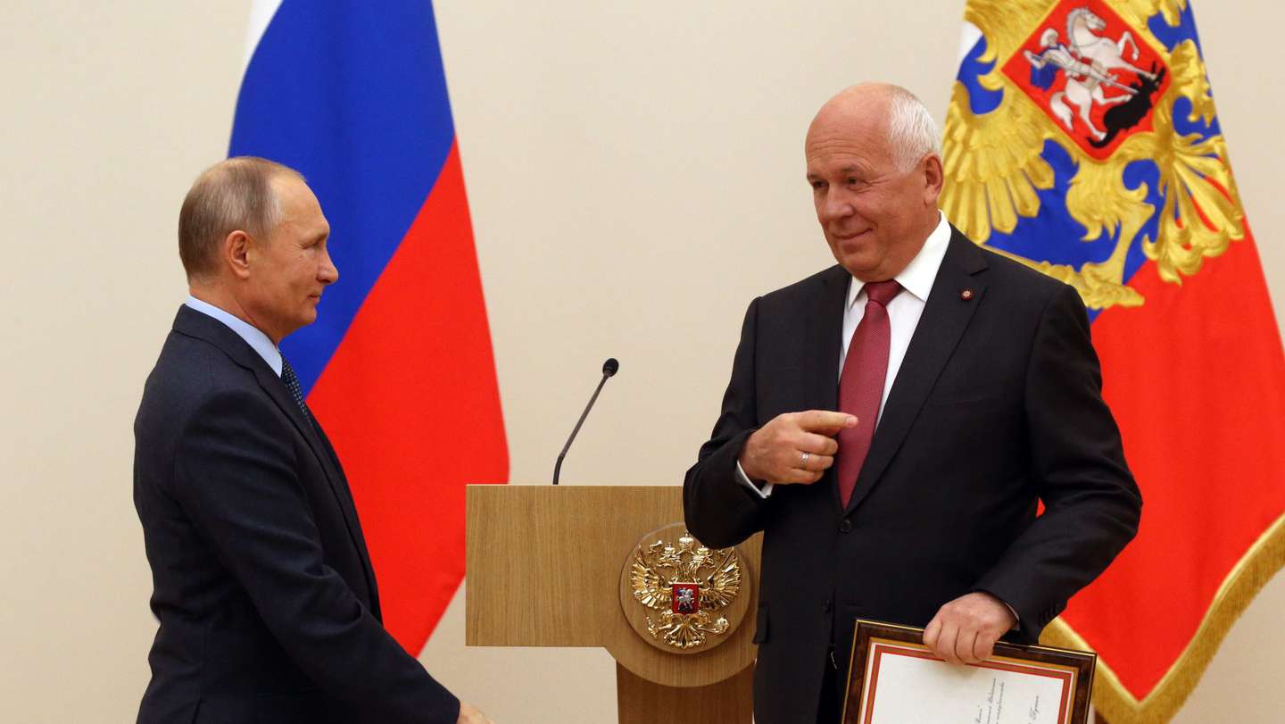 Russian President Vladimir Putin marks the 10-th anniversary of Rostec State copropation