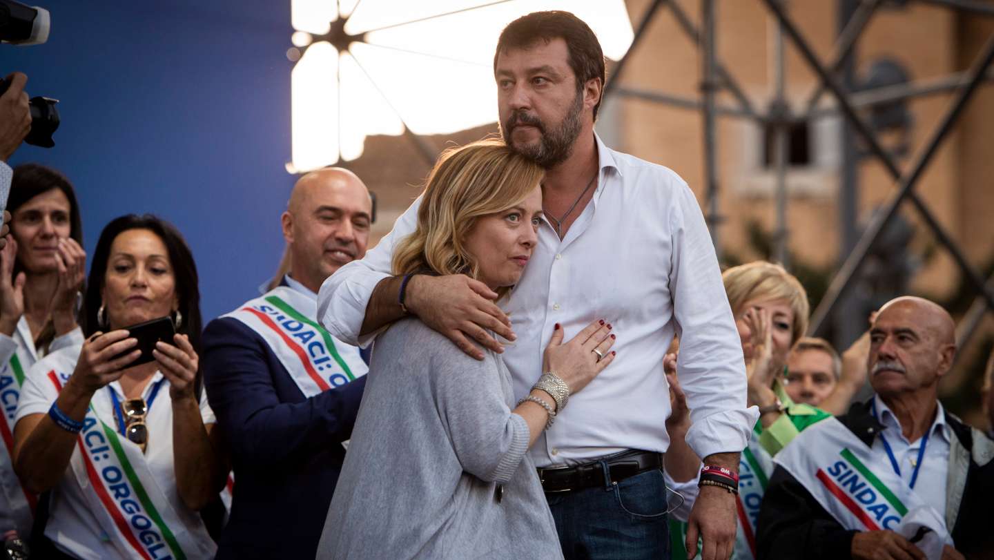 Lega Per Salvini Premier Hold ''Italian Pride'' Demonstration