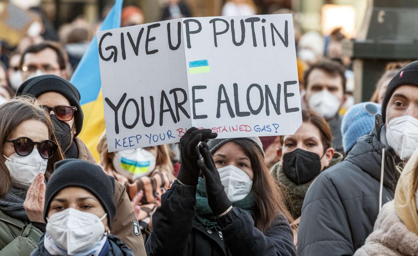 Ukraine conflict - demonstration in Hamburg