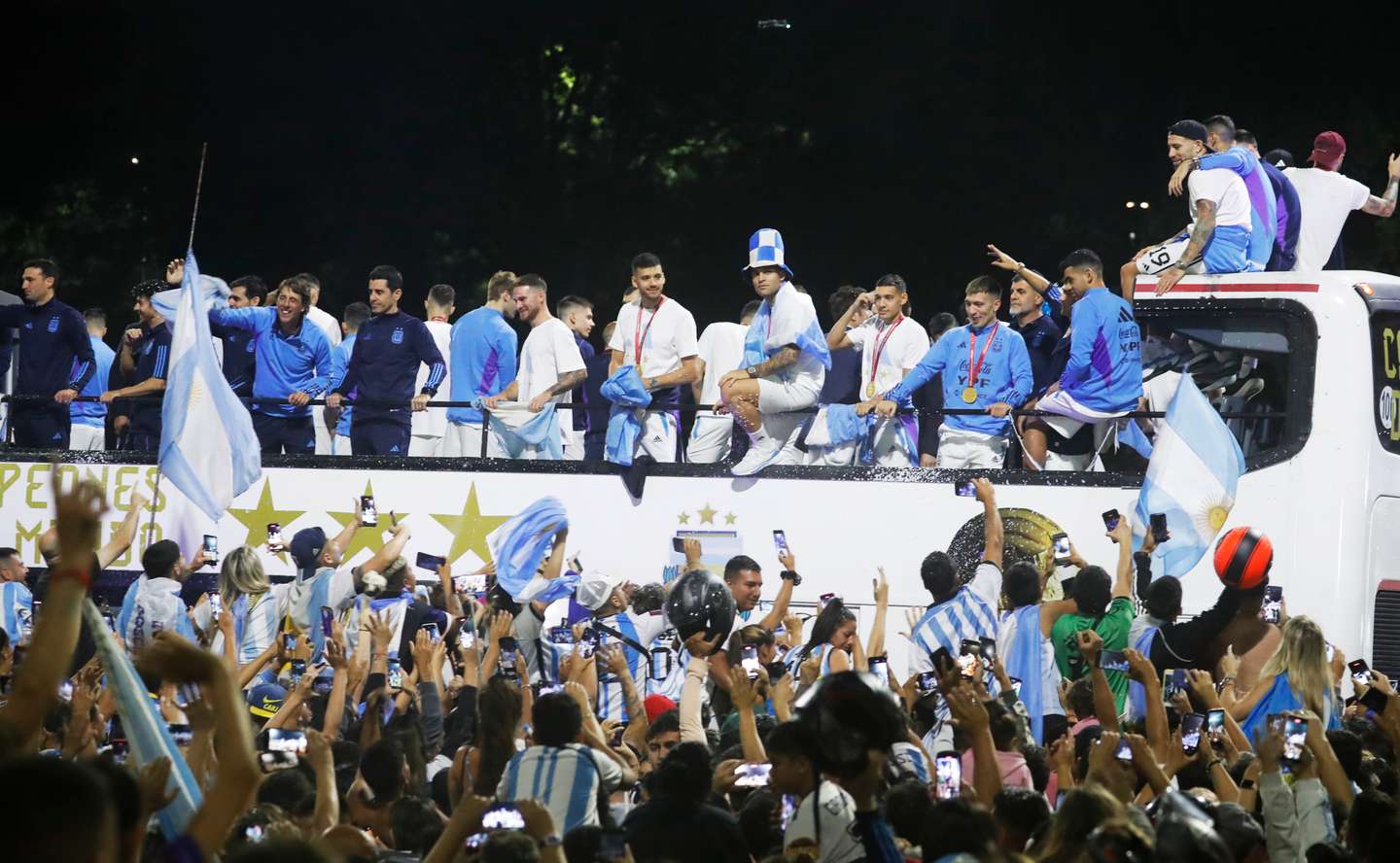 FIFA World Cup Qatar 2022 Winners Arrive to Buenos Aires