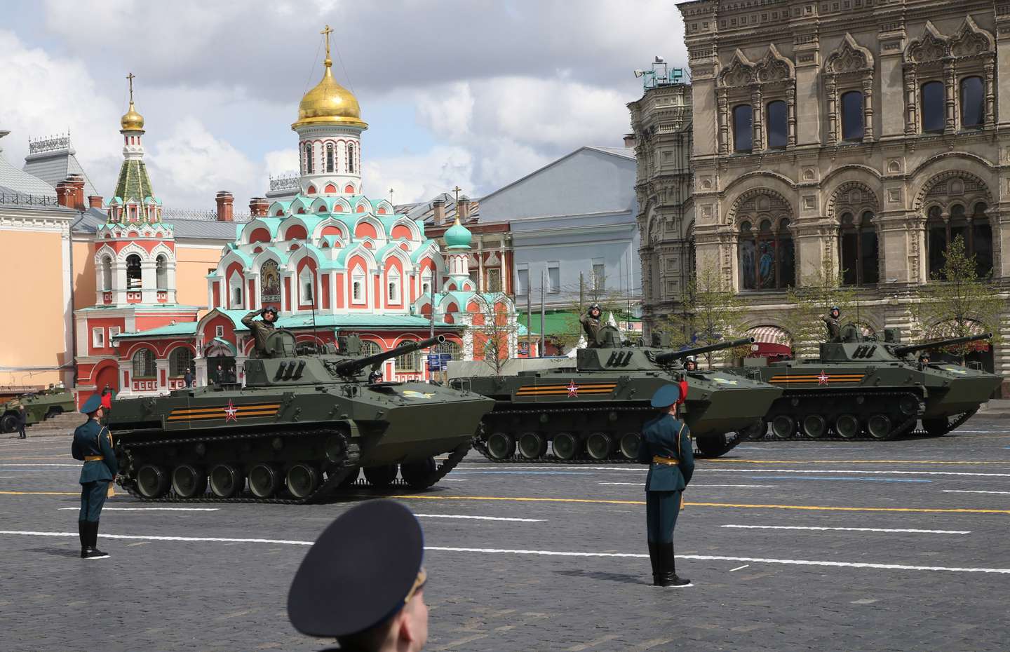 Russian President Vladimir Putin Attends 77th Victory Day With Parade On Red Square