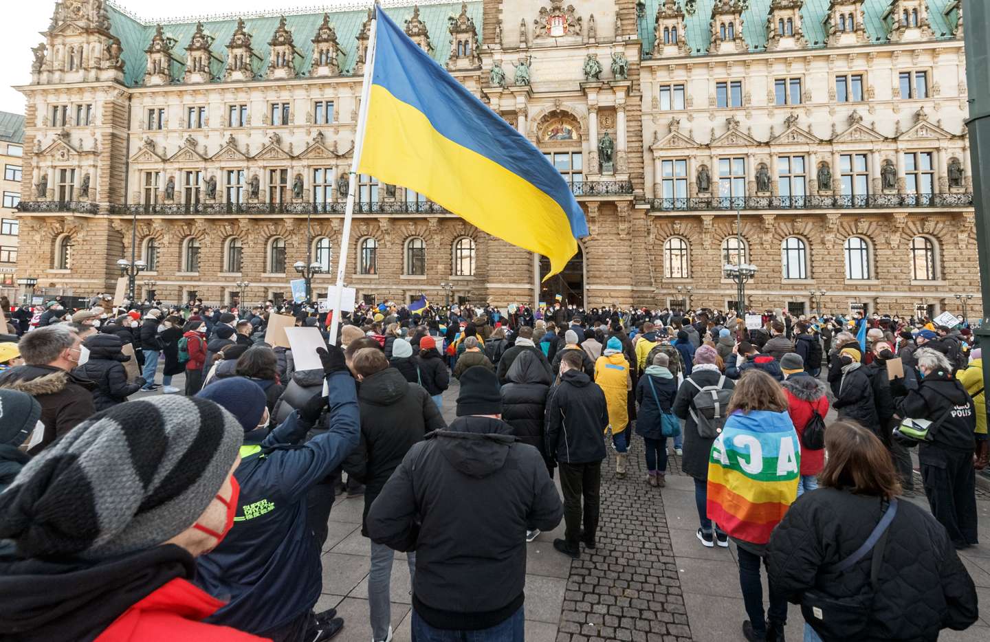 Ukraine conflict - demonstration in Hamburg