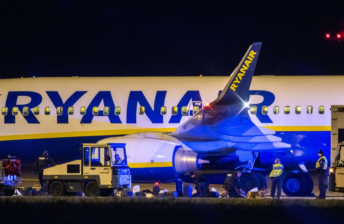 Unscheduled landing at BER Airport