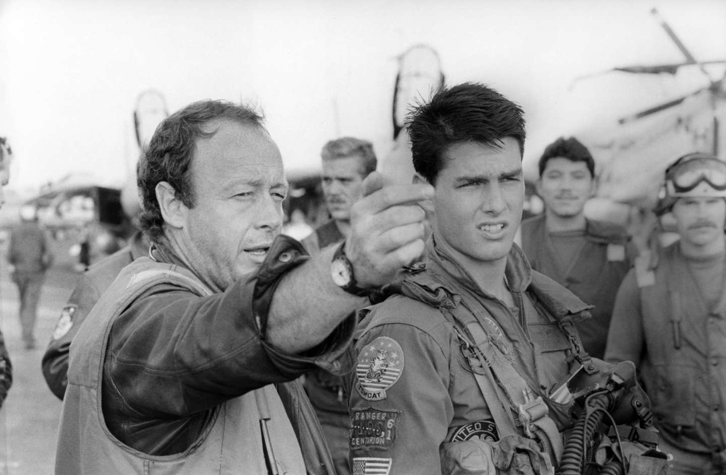 On the set of Top Gun