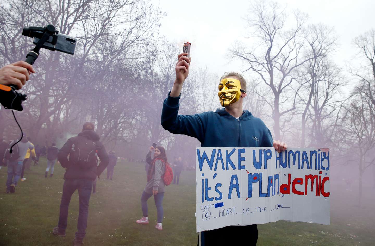 'World Wide Rally For Freedom' Protesters Gather In London