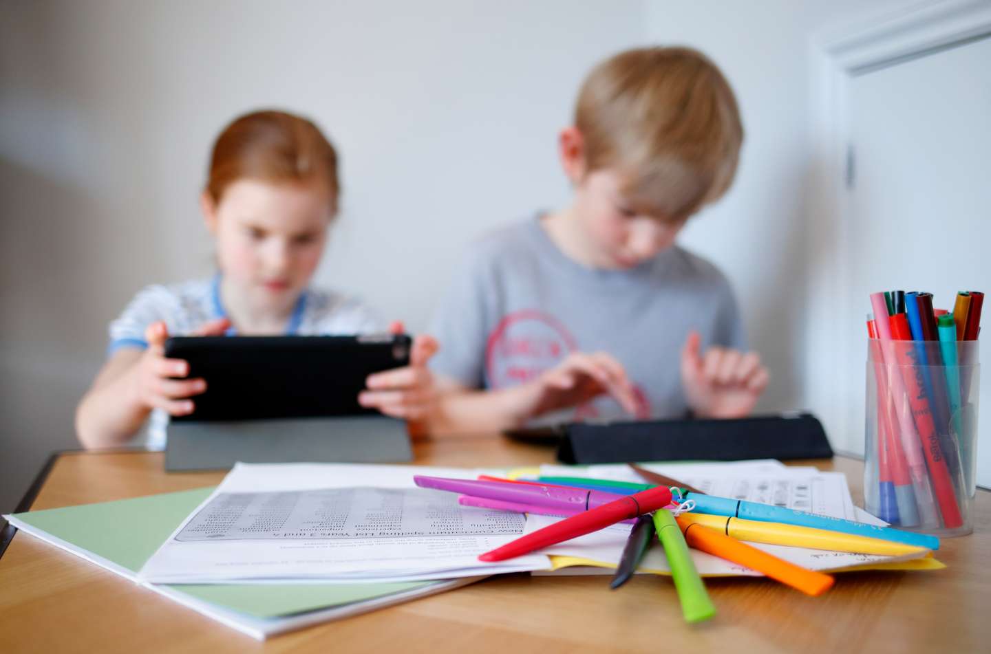 UK Children Are Homeschooled During Coronavirus Pandemic