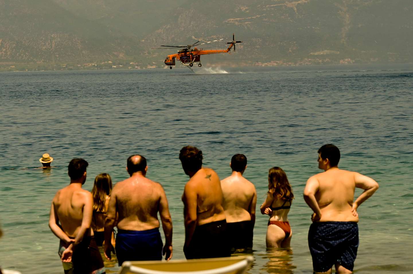 Wildfire Damages Homes In Western Greece