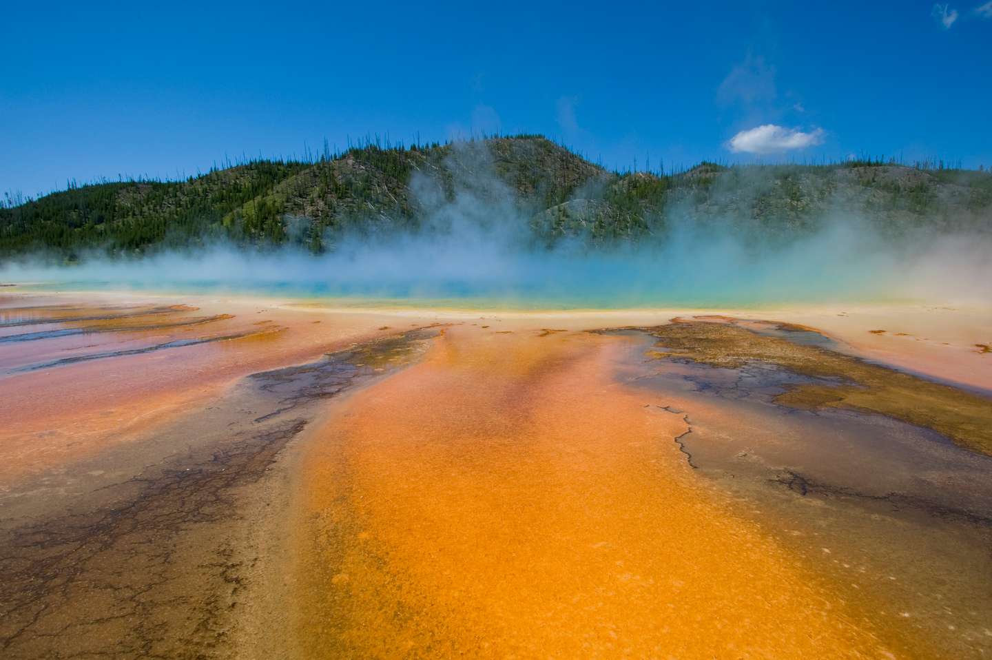 USA, Wyoming, Yellowstone National Park, Midway Geyser Basin