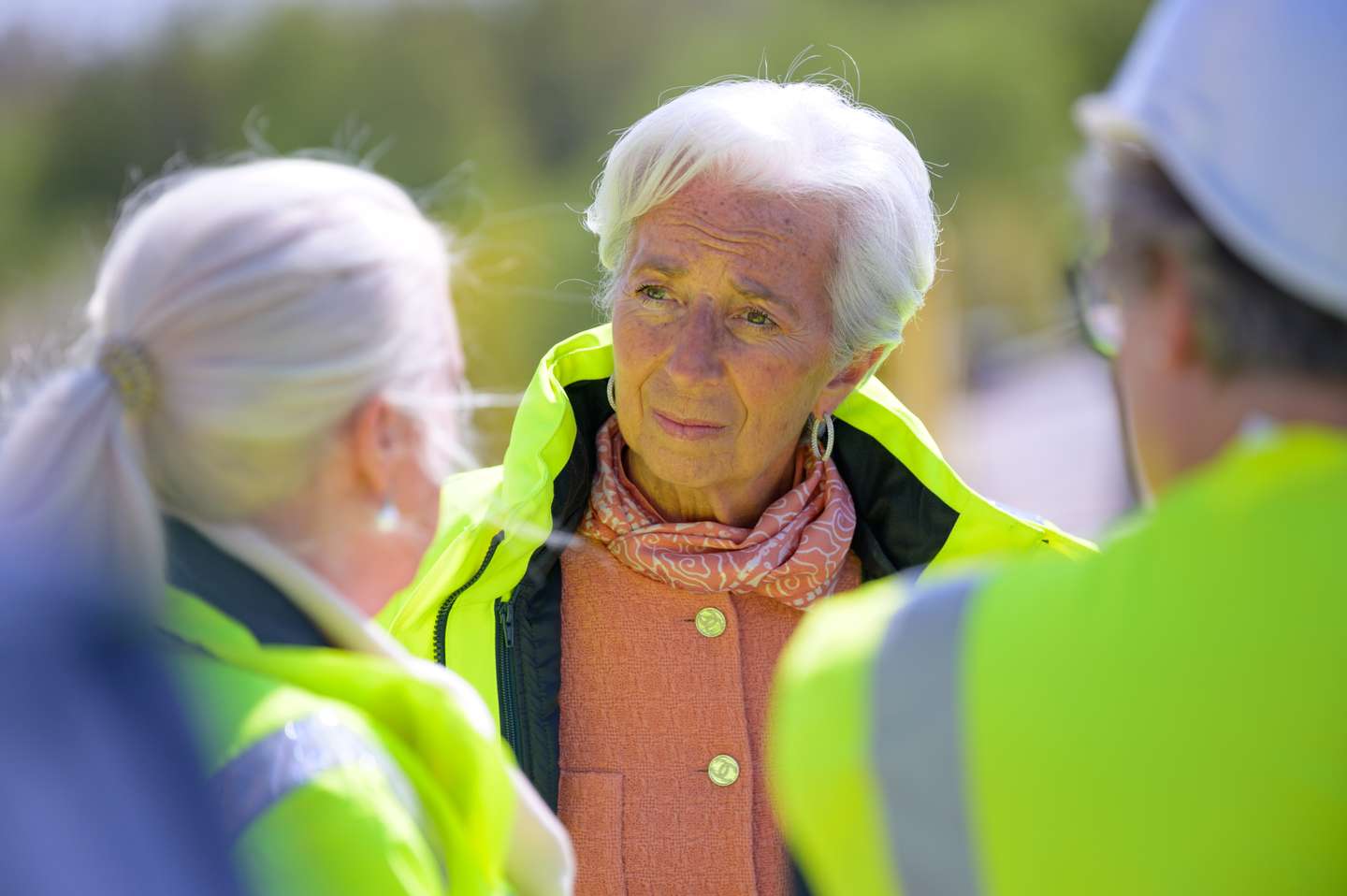 ECB chief Lagarde visits container terminal