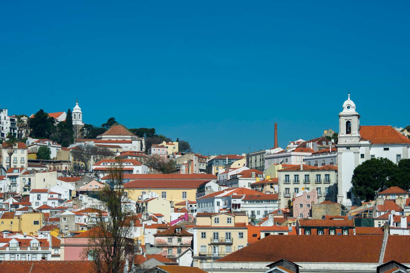 Uma vista da cidade de Lisboa