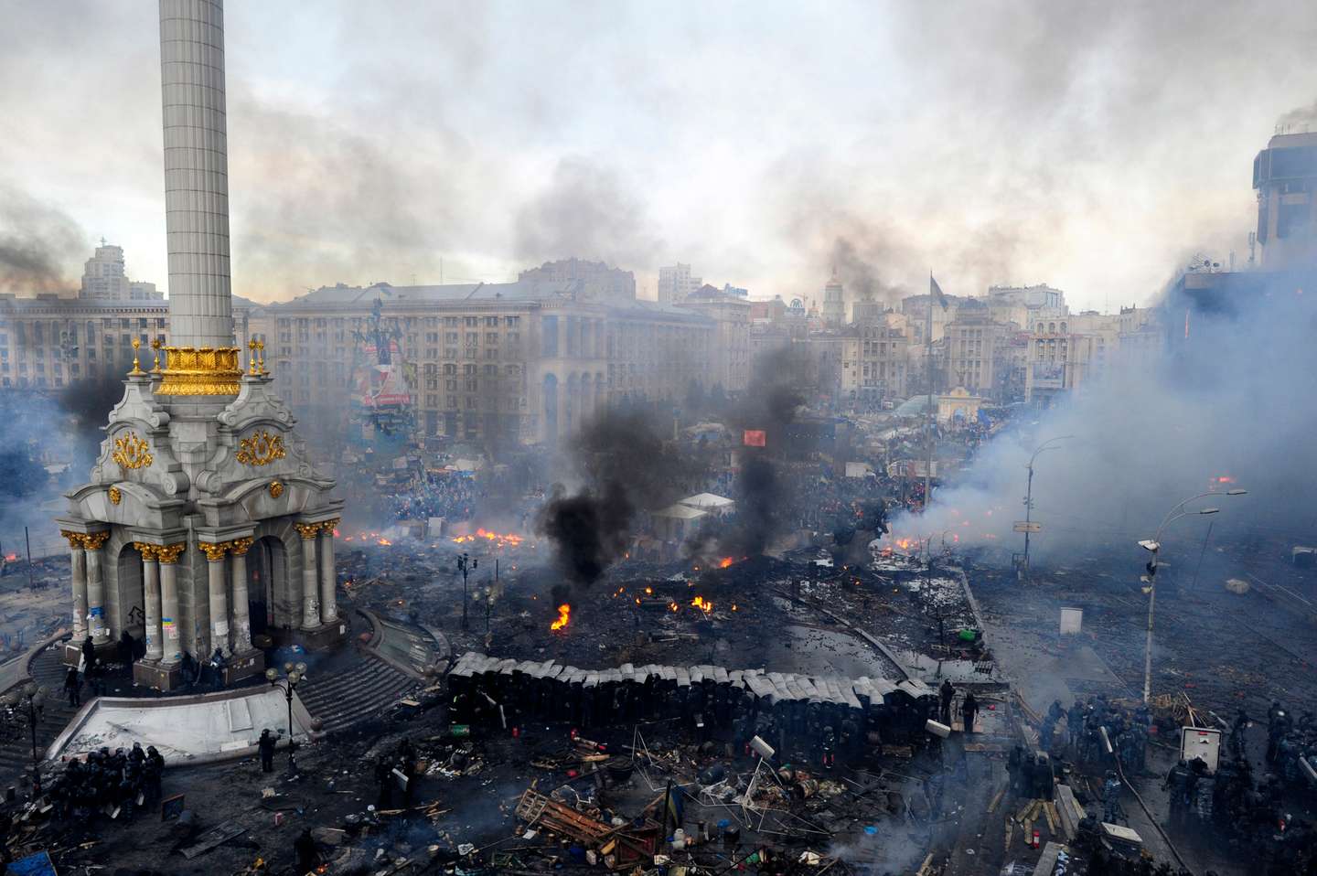Violence Escalates As Kiev Protests Continue