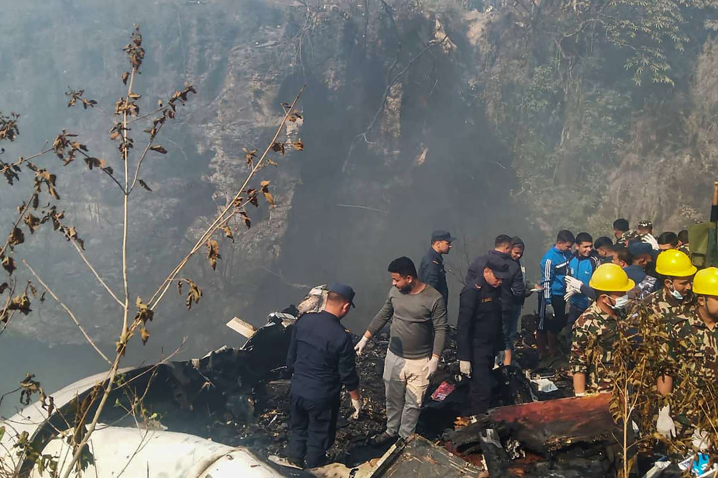 Nepal plane with 72 onboard crashes in Pokhara