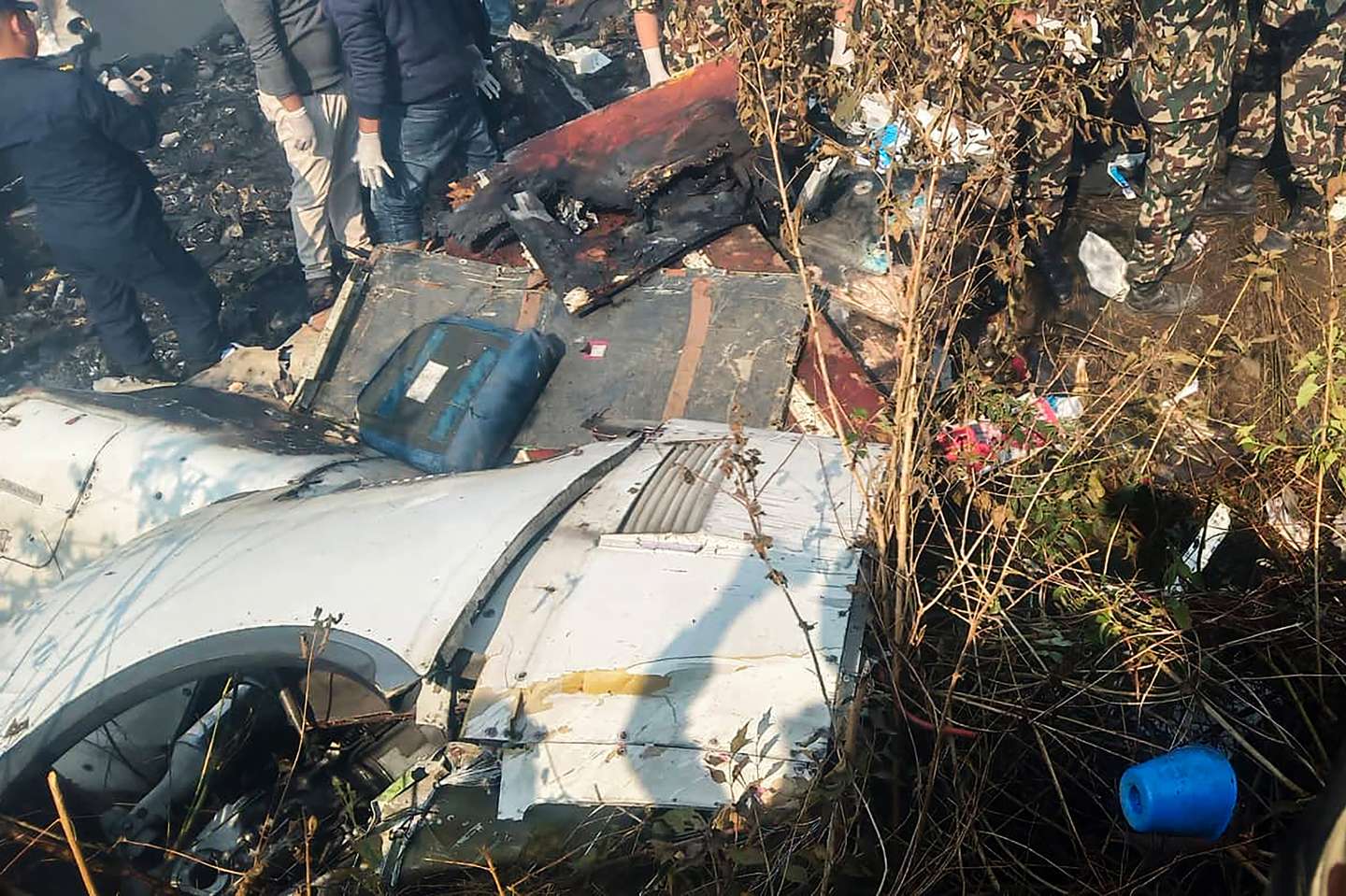 Nepal plane with 72 onboard crashes in Pokhara