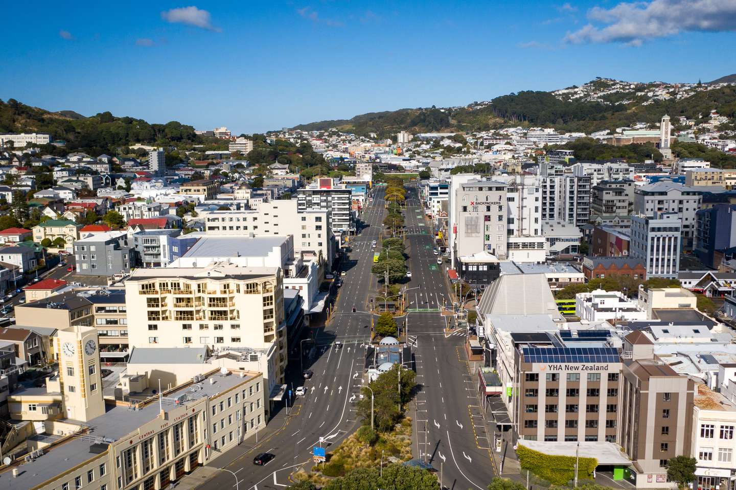Aerials Of Wellington As NZ Prepares To Reduce Coronavirus Lockdown Restrictions