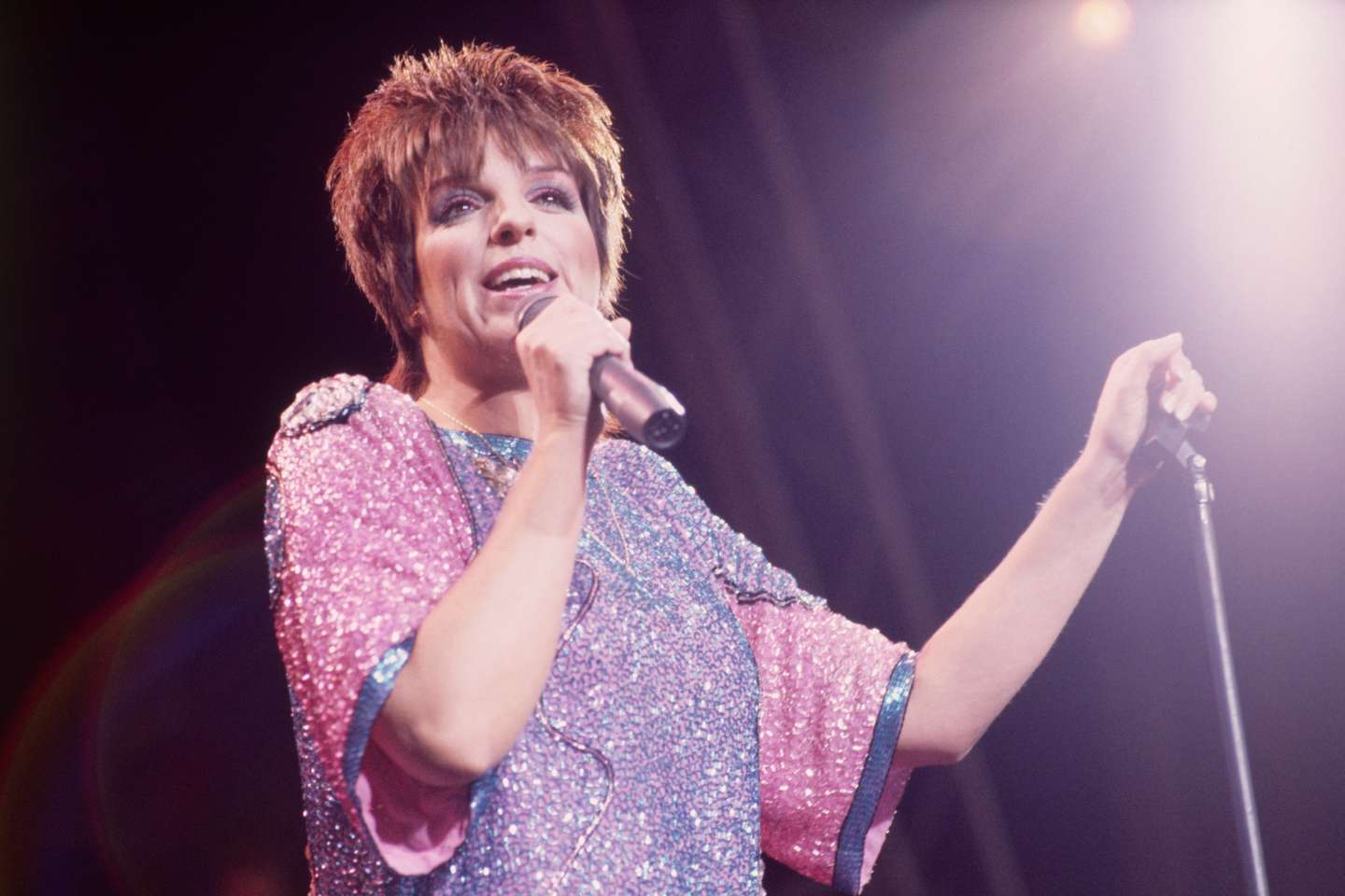 American Singer Liza Minnelli on Stage
