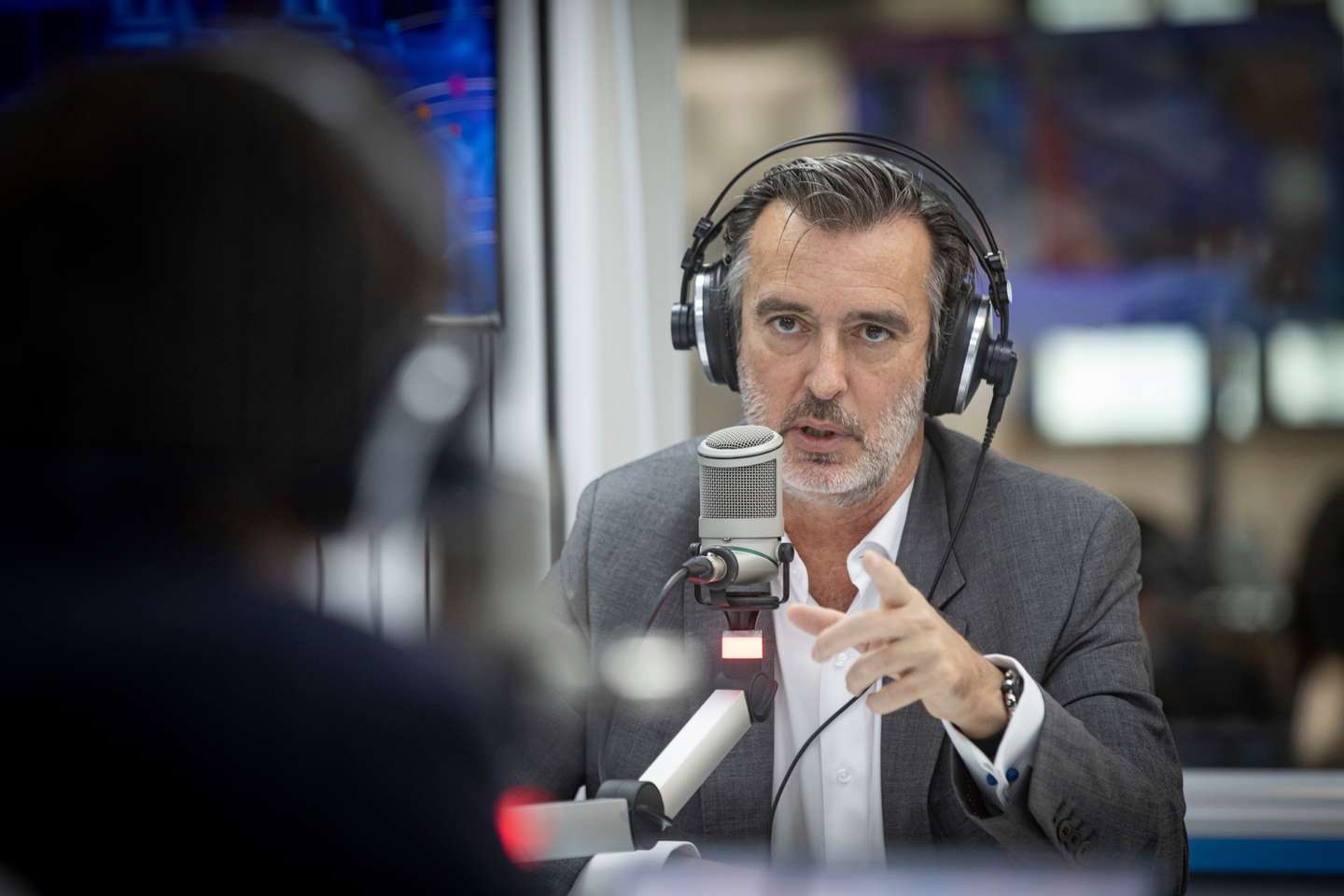 Entrevista ao presidente da iniciativa liberal - IL - João Cotrim de Figueiredo, à Rádio Observador, candidato pelo partido às próximas eleições legislativas. Lisboa, 10 de dezembro de 2021. JOÃO PORFÍRIO/OBSERVADOR