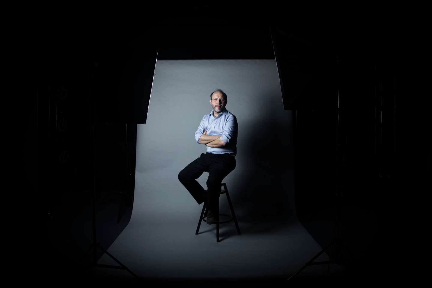 Entrevista a Rui Tavares, fundador do partido Livre, à Rádio Observador. Rui Tavares será o cabeça de lista do partido por Lisboa, Lisboa, 30 de dezembro de 2021. JOÃO PORFÍRIO/OBSERVADOR