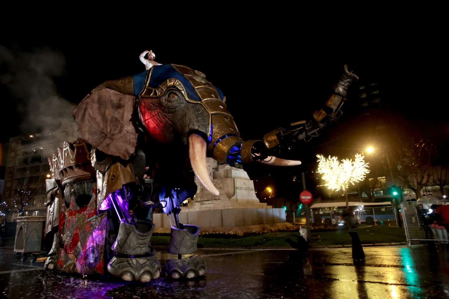 A celebração da Noite de Reis em Madrid, Espanha