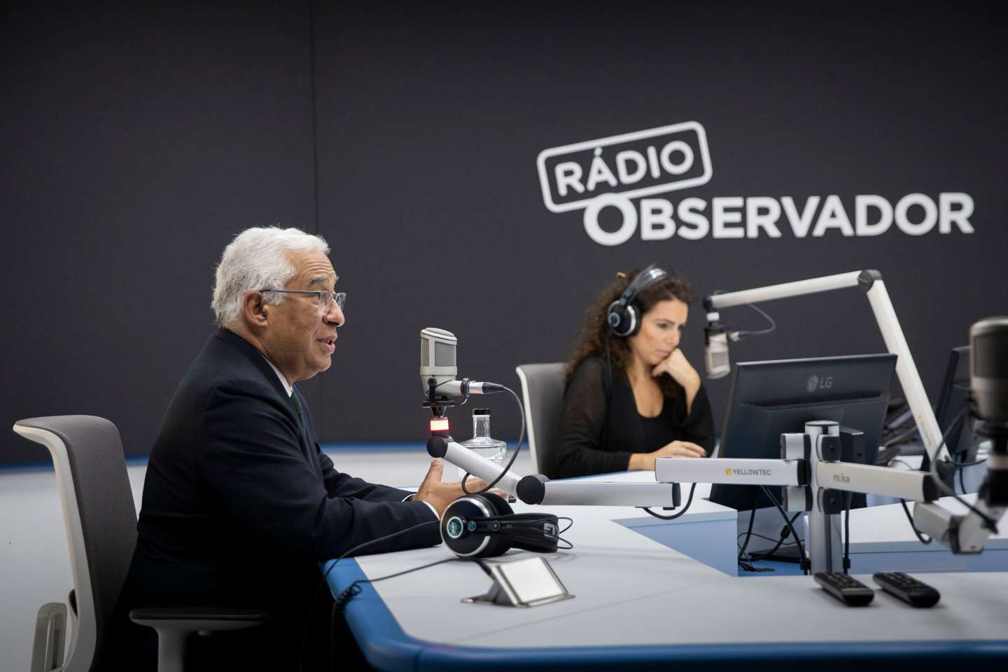 Campanhas para as eleições legislativas de 2022: Entrevista a António Costa, secretário-geral do Partido Socialista, à Rádio Observador. As eleições legislativas realizam-se no próximo dia 30 de janeiro de 2022. Lisboa, 21 de janeiro de 2022. JOÃO PORFÍRIO/OBSERVADOR