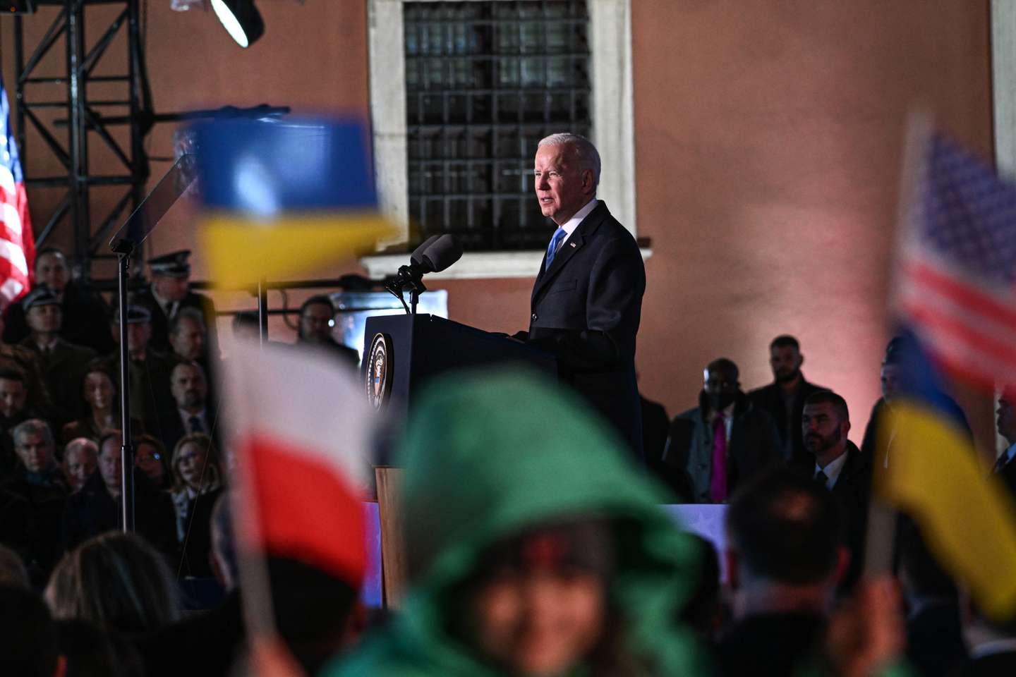 US President Biden Delivers Speech On Russia's Invasion Of Ukraine