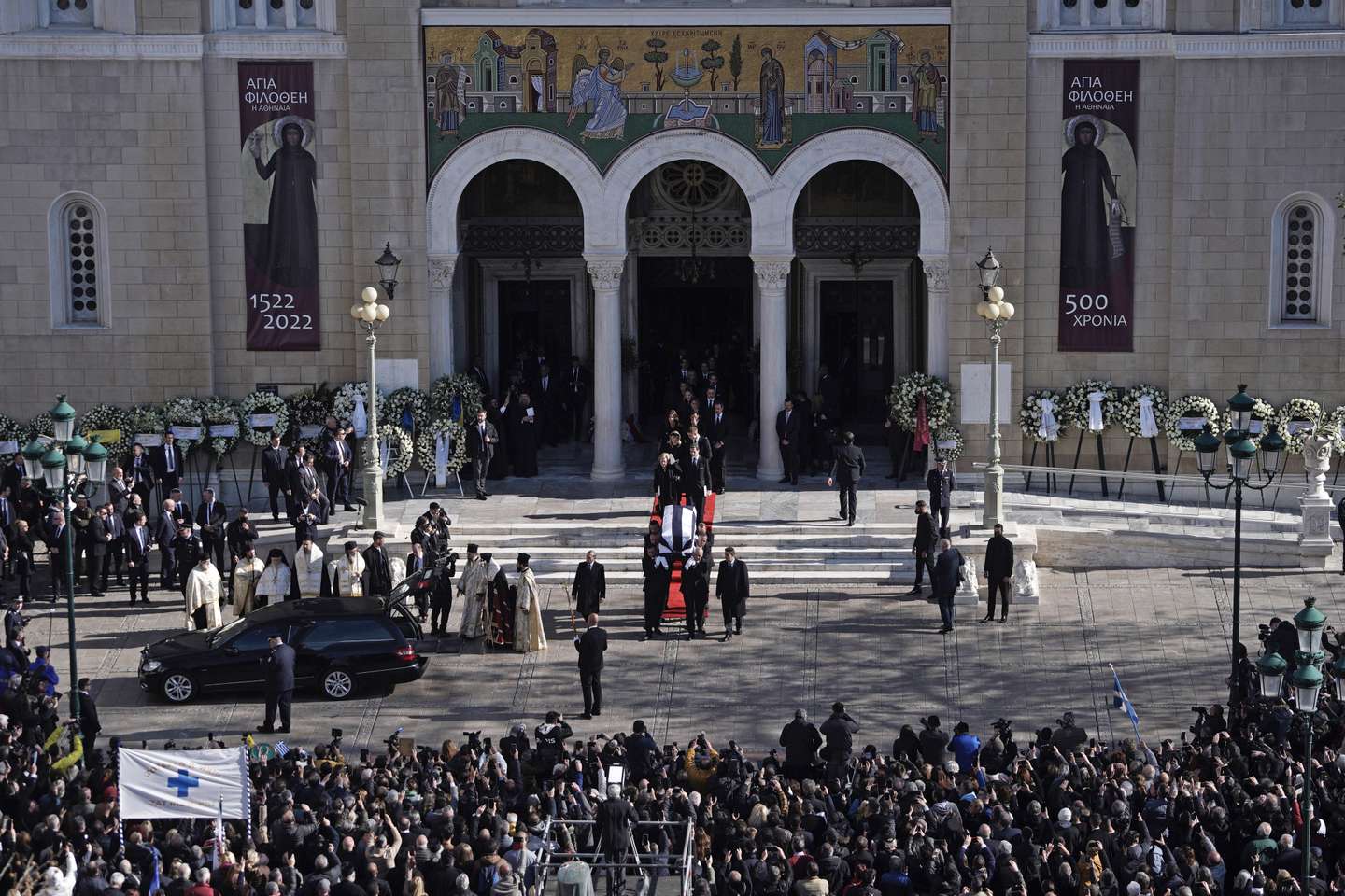 Former King Constantine II Of Greece Funeral
