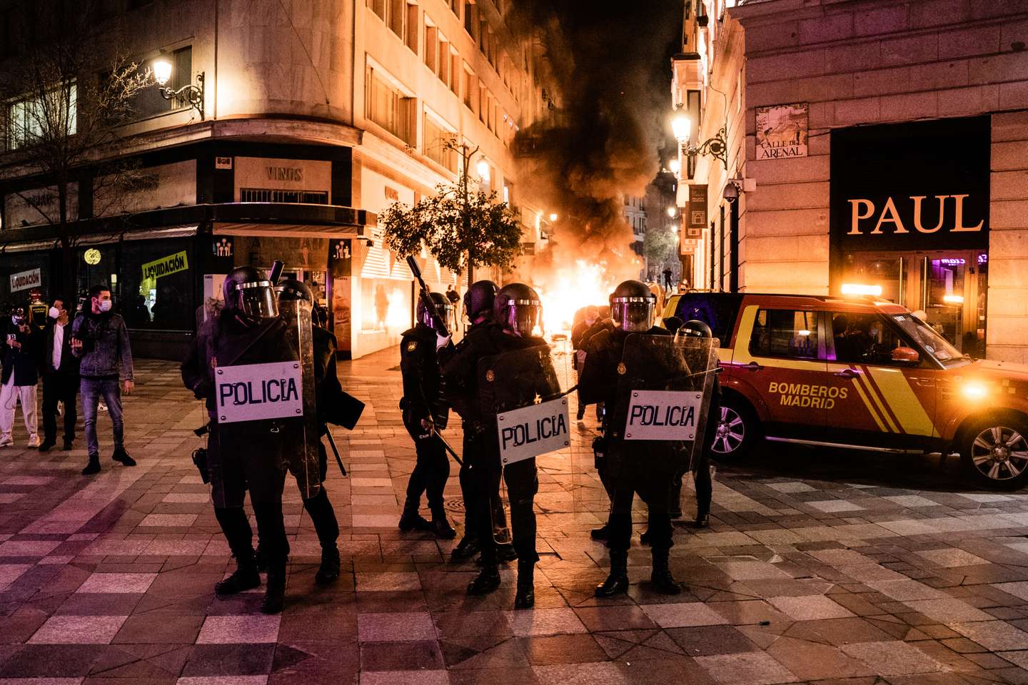 Demonstration Against The Imprisonment Of Rapper Pablo Hasel