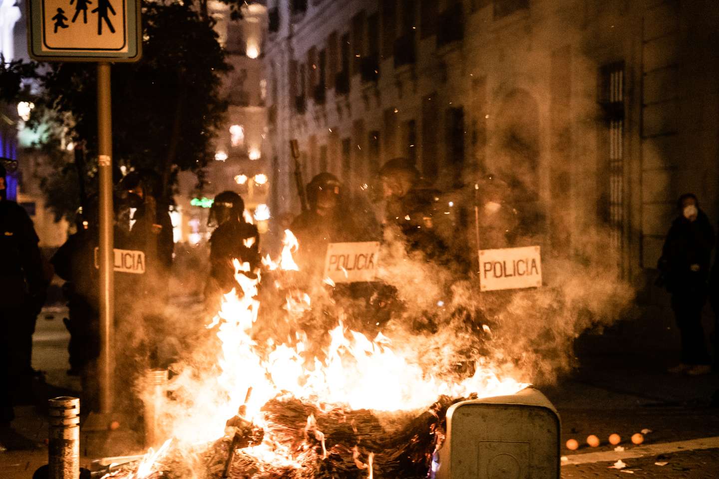 Demonstration Against The Imprisonment Of Rapper Pablo Hasel