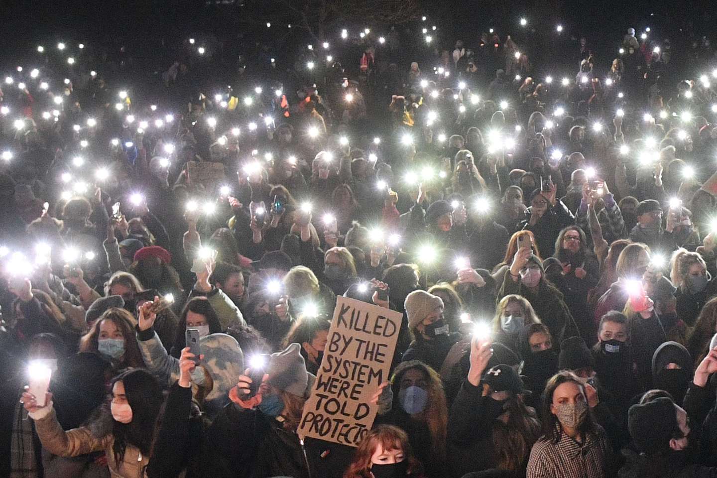 BRITAIN-POLICE-MURDER-VIGIL