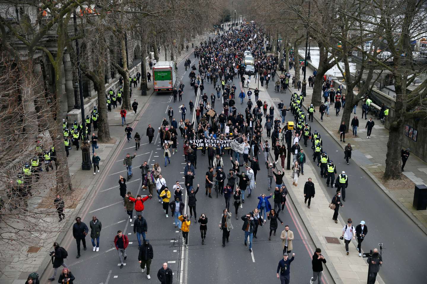 'World Wide Rally For Freedom' Protesters Gather In London