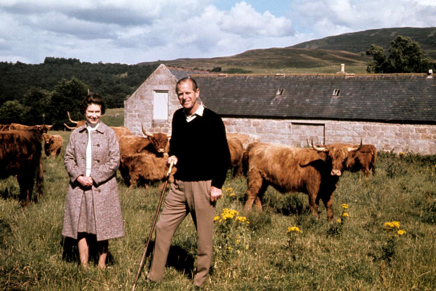 Royalty - The Queen and Duke of Edinburgh Celebrate Silver Wedding - Balmoral Castle