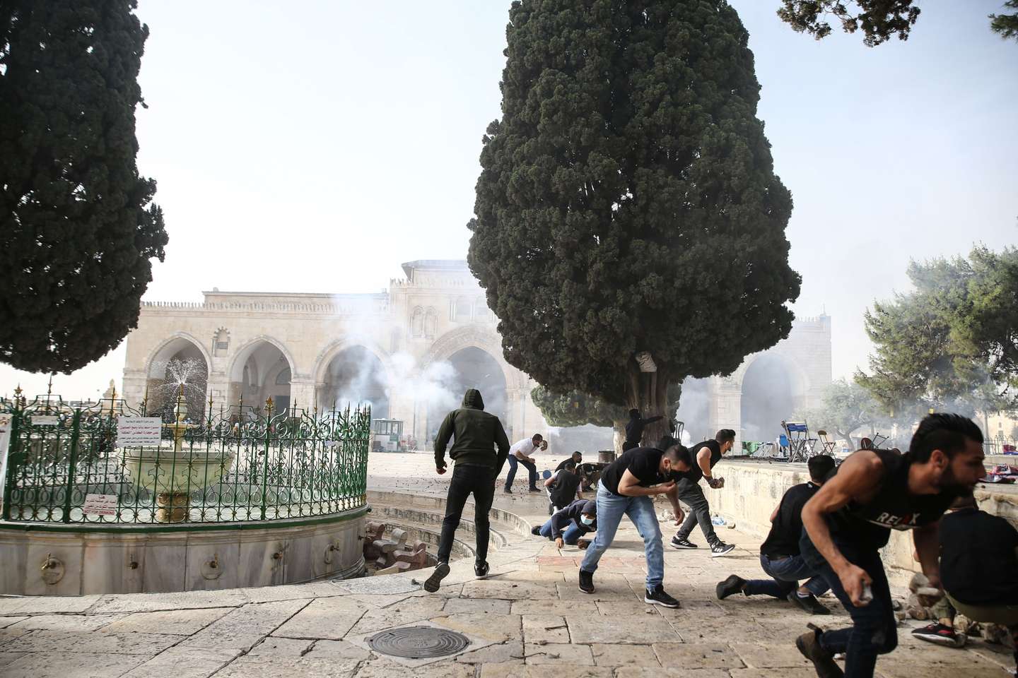 Israeli police intervene in Palestinians at Masjid al-Aqsa Compound