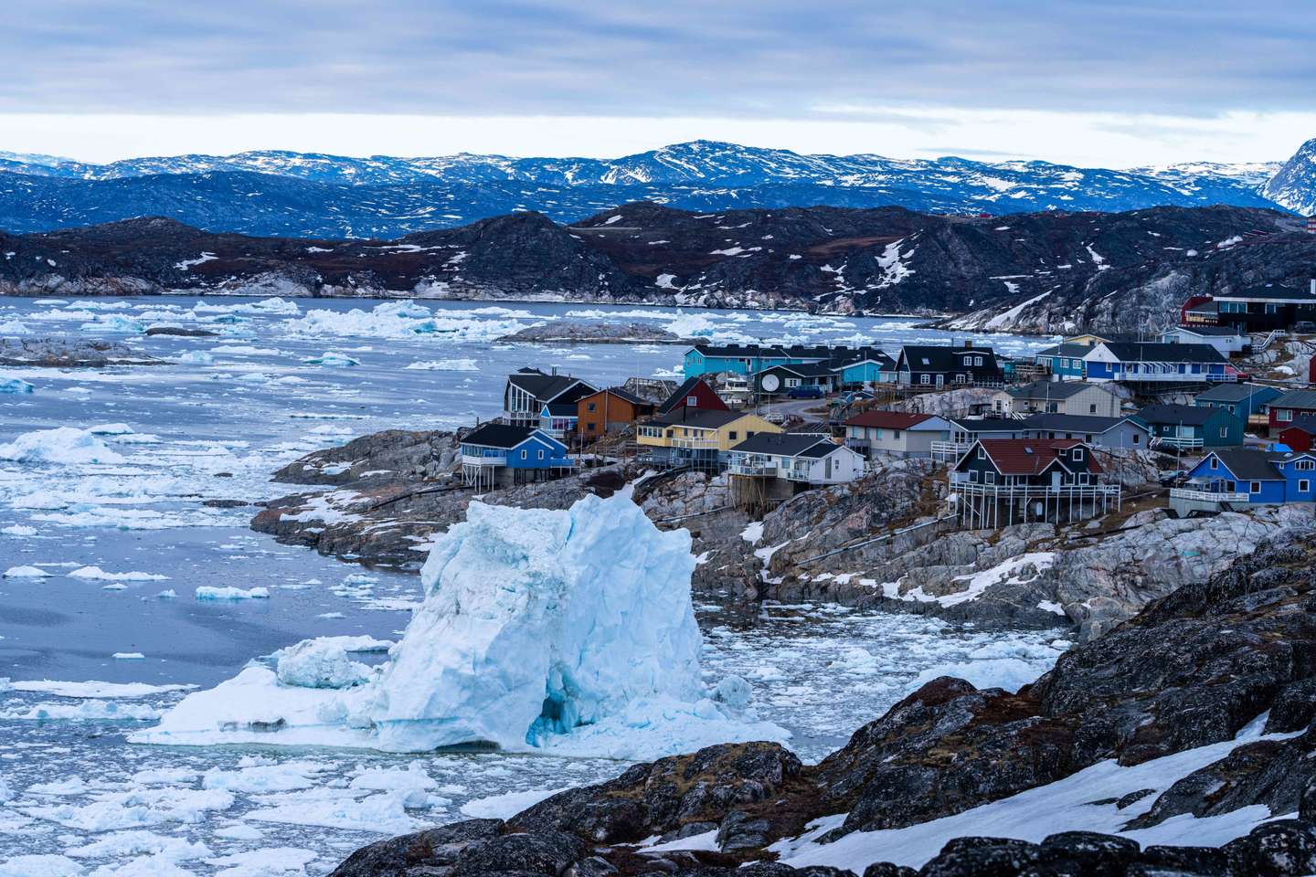 Icebergs In Greenland
