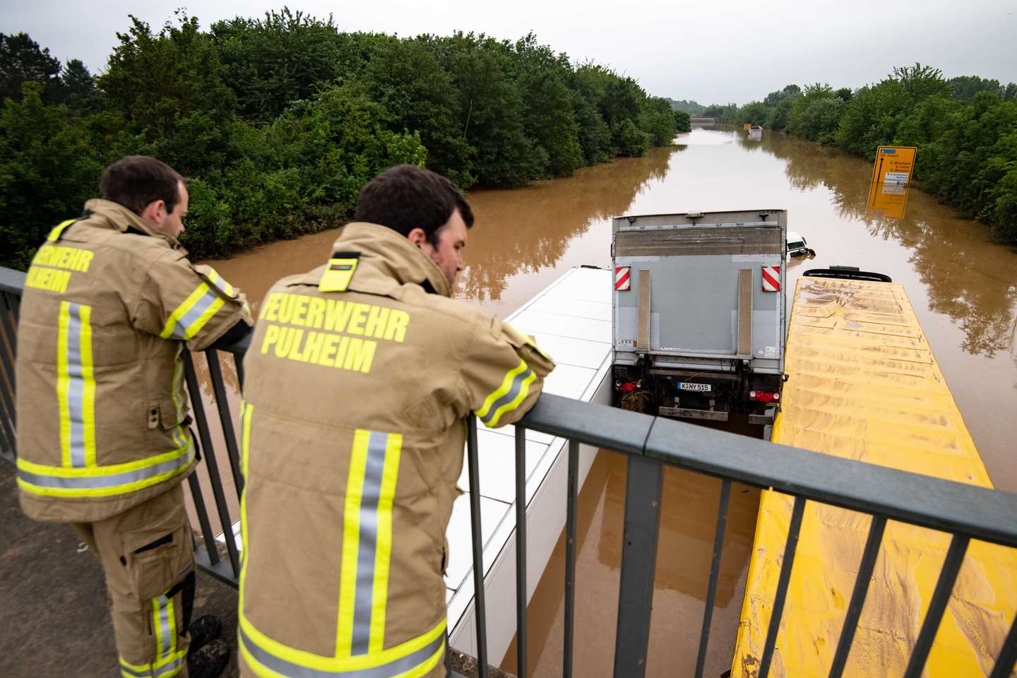After the storm in North Rhine-Westphalia