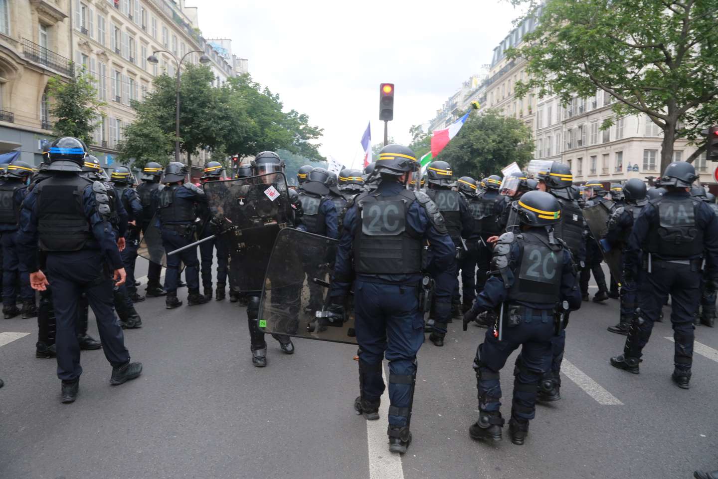 Protesters Hold An Anti-Covid Rule Demonstration In Paris