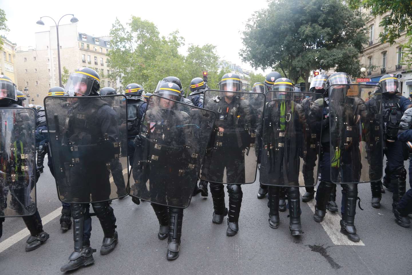Protesters Hold An Anti-Covid Rule Demonstration In Paris