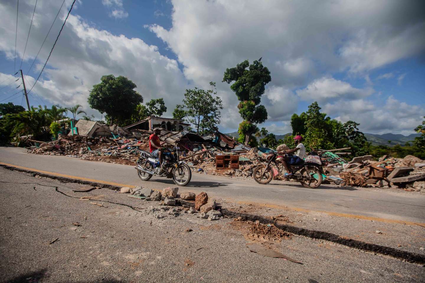 Rescue Work And Humanitarian Aid Continue In Haiti After 7.2 Quake And Tropical Storm