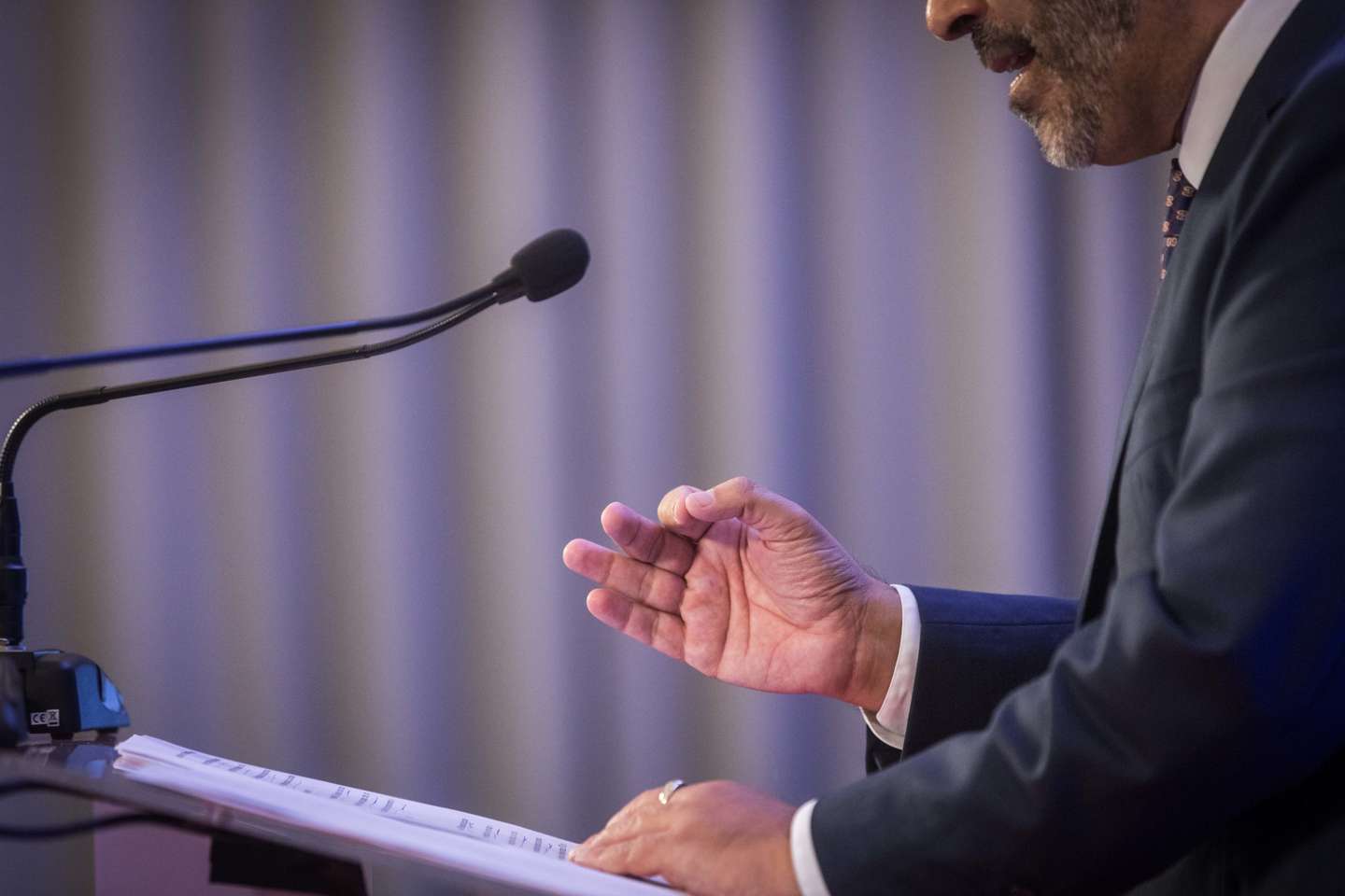 Apresentação da candidatura à liderança do PSD - Partido Social Democrata, por Paulo Rangel, eurodeputado. As próximas eleições diretas do partido realizam-se a 4 de dezembro de 2021. Lisboa, 15 de outubro de 2021. JOÃO PORFÍRIO/OBSERVADOR