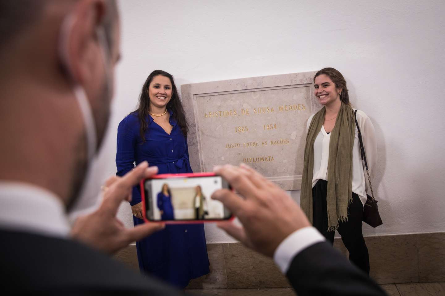 Cerimónia de concessão de Honras de Panteão Nacional a Aristides Sousa Mendes com a presença das mais altas figuras do Estado português como Marcelo Rebelo de Sousa, o Presidente da República, Eduardo Ferro Rodrigues, presidente da Assembleia da República e António Costa, primeiro-ministro. Lisboa, 19 de outubro de 2021. JOÃO PORFÍRIO/OBSERVADOR