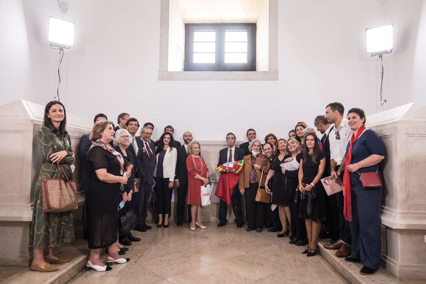 Cerimónia de concessão de Honras de Panteão Nacional a Aristides Sousa Mendes com a presença das mais altas figuras do Estado português como Marcelo Rebelo de Sousa, o Presidente da República, Eduardo Ferro Rodrigues, presidente da Assembleia da República e António Costa, primeiro-ministro. Lisboa, 19 de outubro de 2021. JOÃO PORFÍRIO/OBSERVADOR