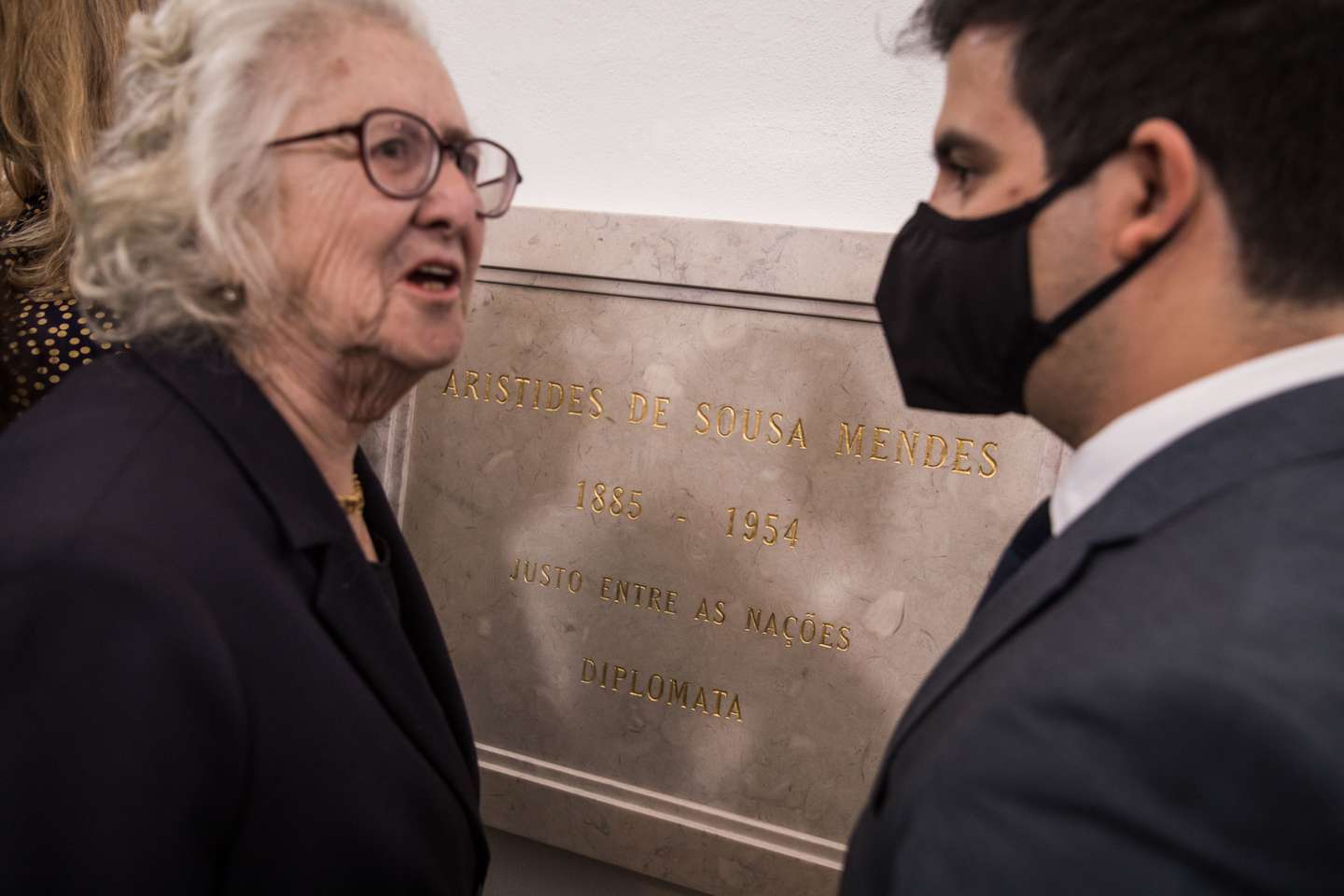 Cerimónia de concessão de Honras de Panteão Nacional a Aristides Sousa Mendes com a presença das mais altas figuras do Estado português como Marcelo Rebelo de Sousa, o Presidente da República, Eduardo Ferro Rodrigues, presidente da Assembleia da República e António Costa, primeiro-ministro. Lisboa, 19 de outubro de 2021. JOÃO PORFÍRIO/OBSERVADOR