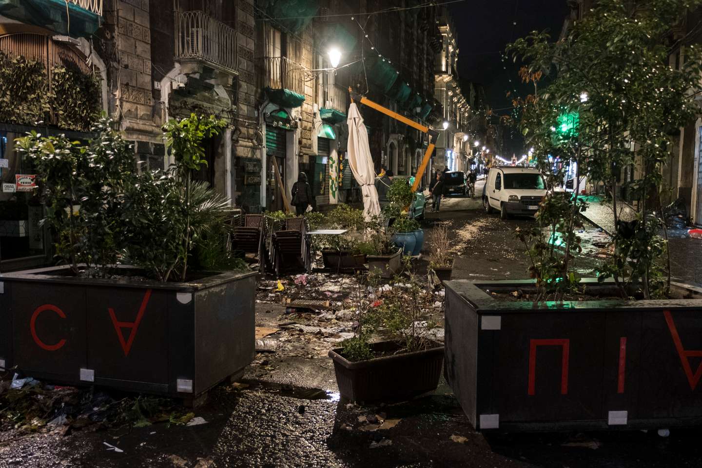 Italy's Sicily Island Hit By Fierce Cyclonic Storm