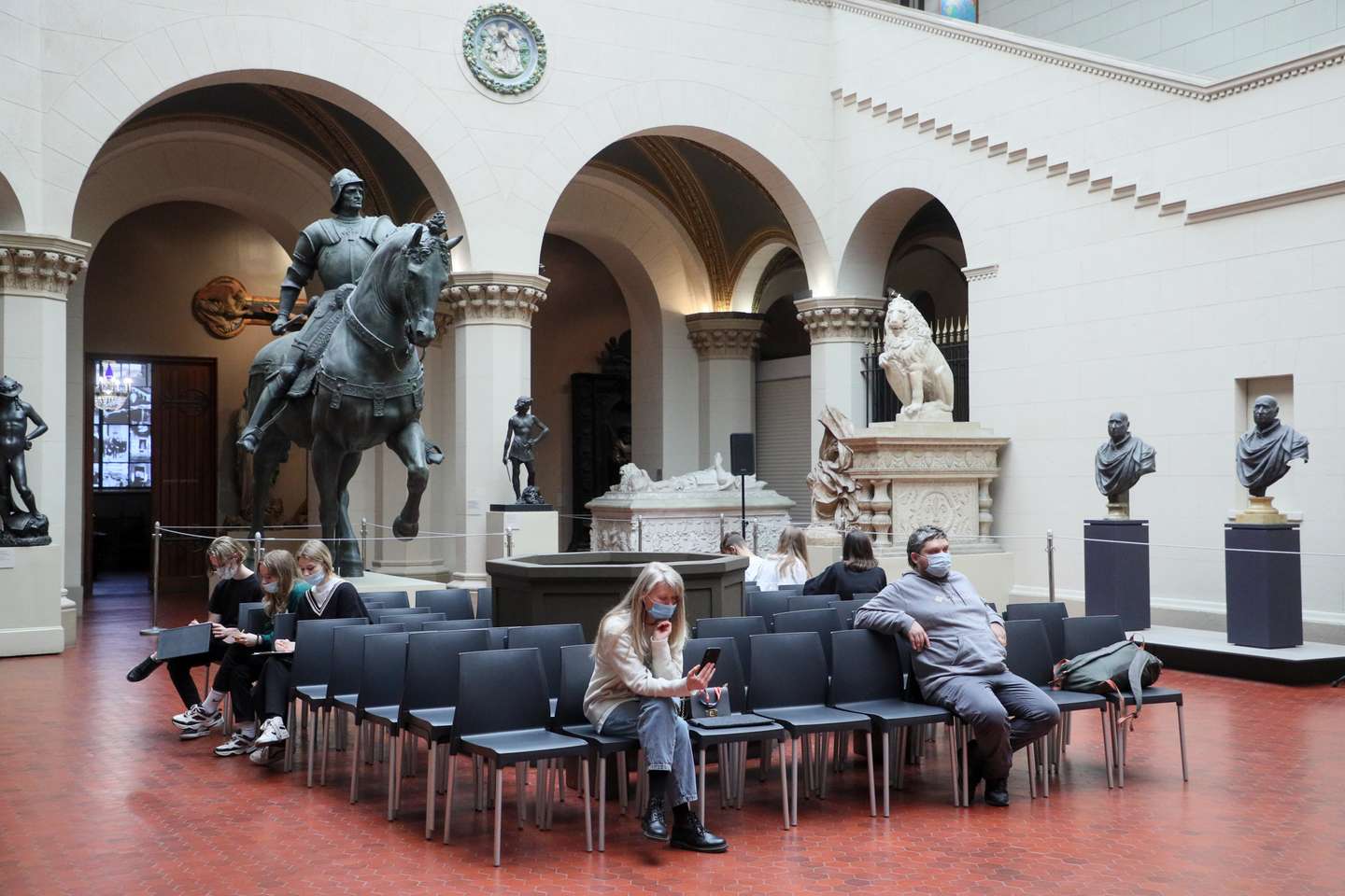 Moscow's Pushkin State Museum of Fine Arts amid COVID-19 lockdown