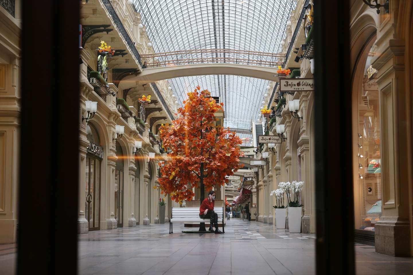 Moscows GUM department store amid COVID-19 lockdown