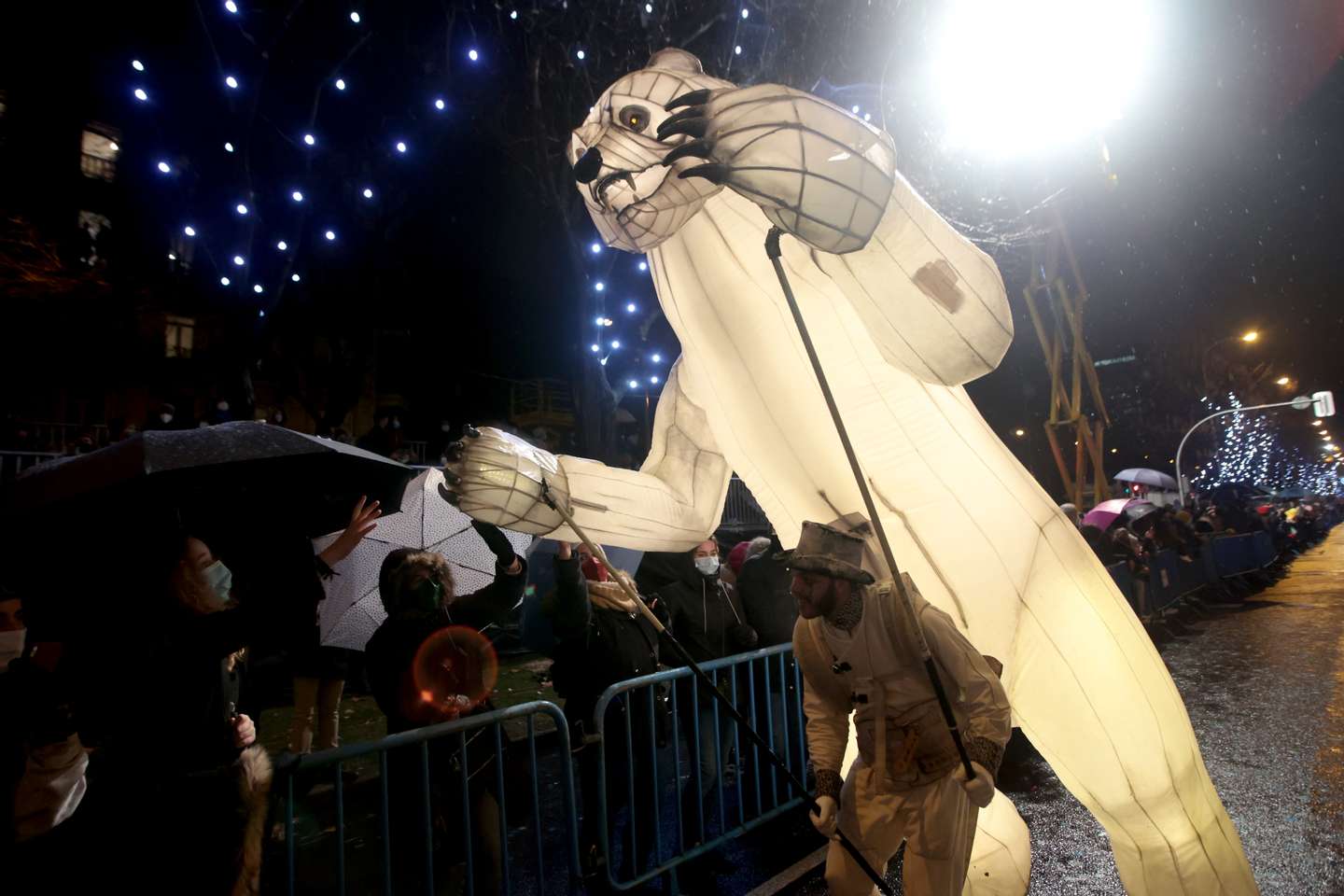 A celebração da Noite de Reis em Madrid, Espanha