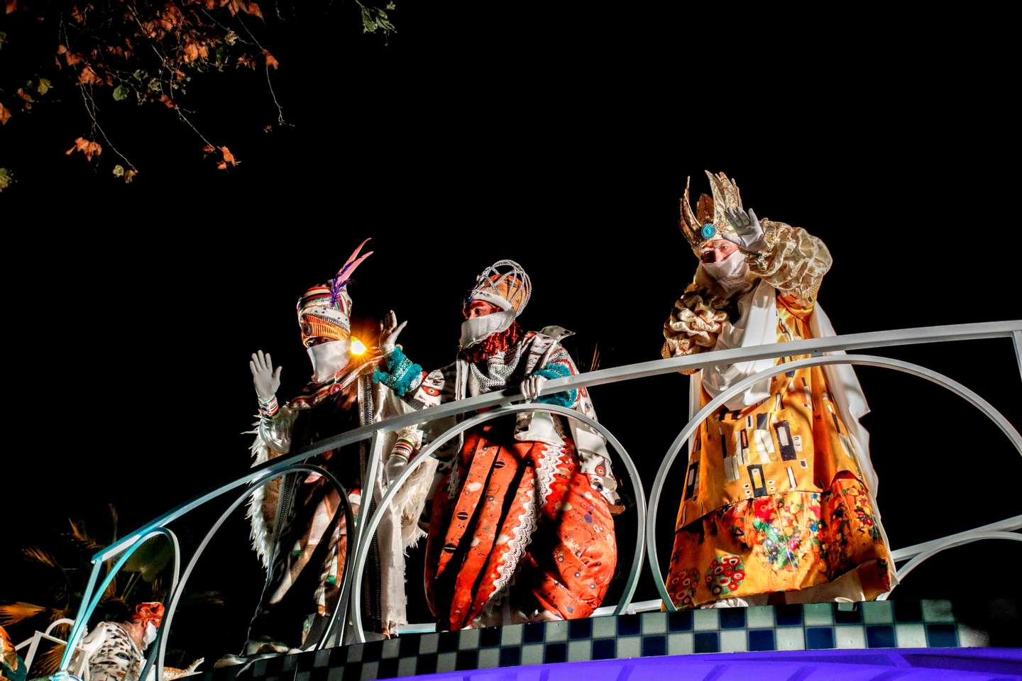 A celebração da Noite de Reis em Barcelona, Espanha